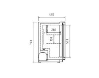 nevera sobremesa frio