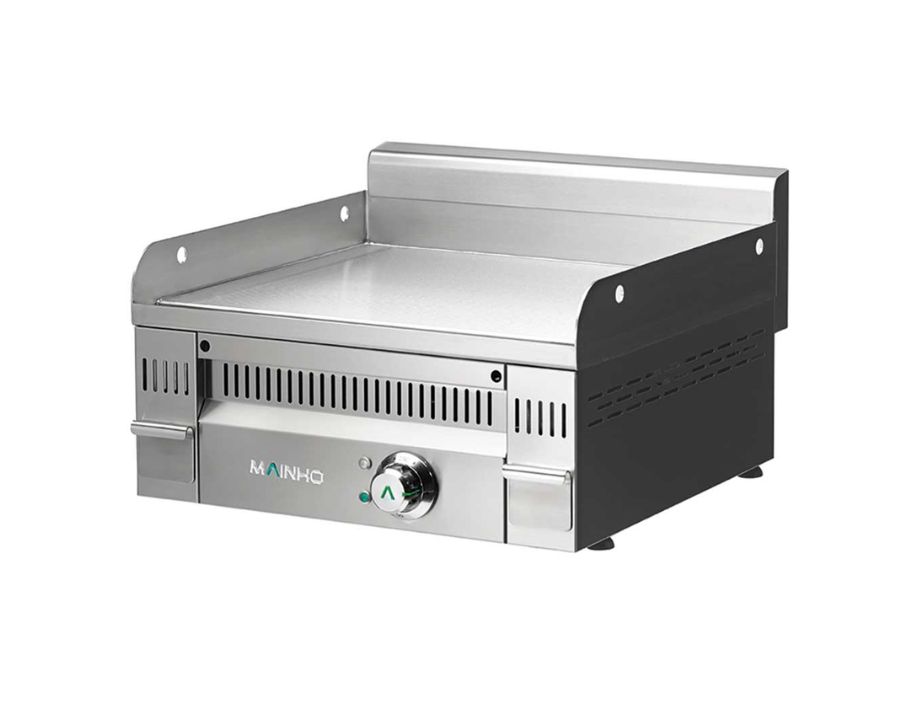 Plancha electrica acero rectificado 20mm Plancha Eléctrica Profesional con Placa de Acero Rectificado 20 mm - Imagen 1