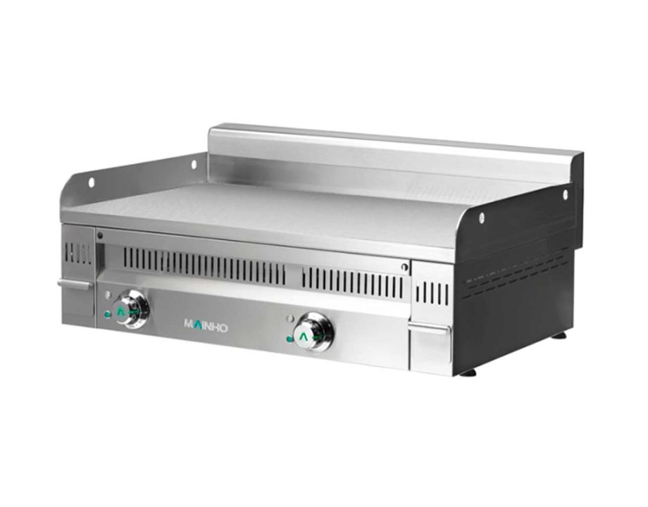 Plancha electrica acero rectificado 20mm Plancha Eléctrica Profesional con Placa de Acero Rectificado 20 mm - Imagen 2