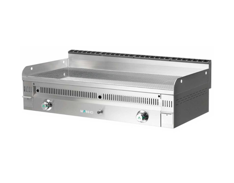 Plancha de Gas Cromo Duro 20 mm Plancha de Gas Profesional Cromo Duro 20 mm Euro-Crom - Imagen 3