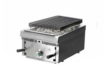 Barbacoa a Gas Profesional MAINHO Acero Pavonado Negro