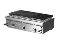 Barbacoa a Gas Profesional MAINHO Acero Pavonado Negro - Imagen 3