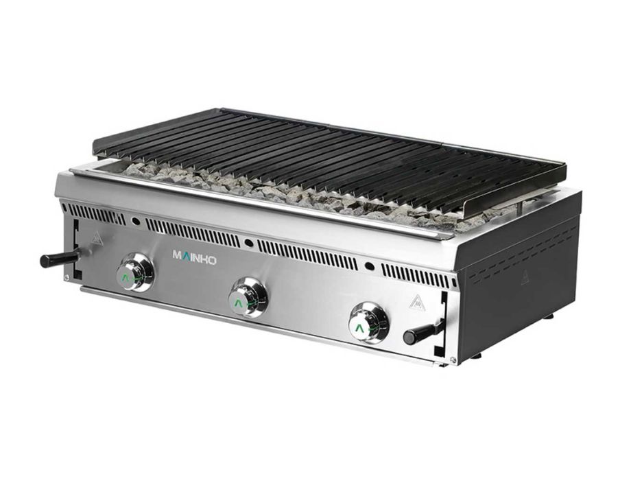 Barbacoa a Gas Profesional MAINHO Acero Pavonado Negro Barbacoa a Gas Profesional MAINHO Acero Pavonado Negro - Imagen 3