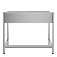 Fregadero Industrial 1 Seno Soldado 800x500x850mm Gasfrit GF3200A - Imagen 2