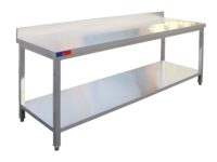 Mesa de Trabajo Mural 2000x600mm Acero Inox con Peto Gasfrit GF90 - Imagen 3