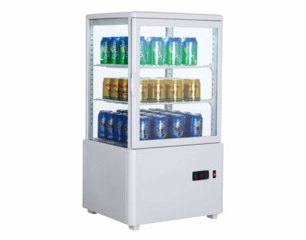 Expositor Refrigerado 4 Caras 58 litros Blanco