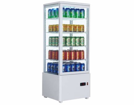 Expositor Refrigerado 4 Caras 98 litros Blanco
