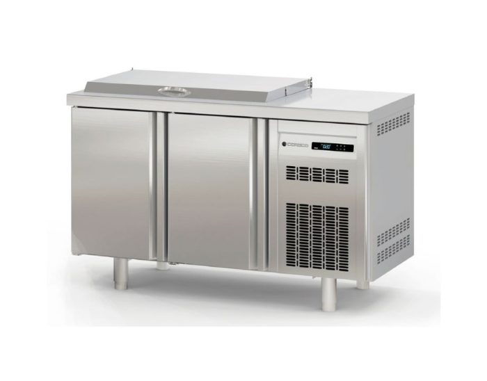 mesa refrigerada para cubetas