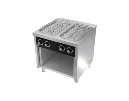 Cocina BASIC Gas 4 Fuegos Serie 750 sin Horno CB4F750E hostelería profesional