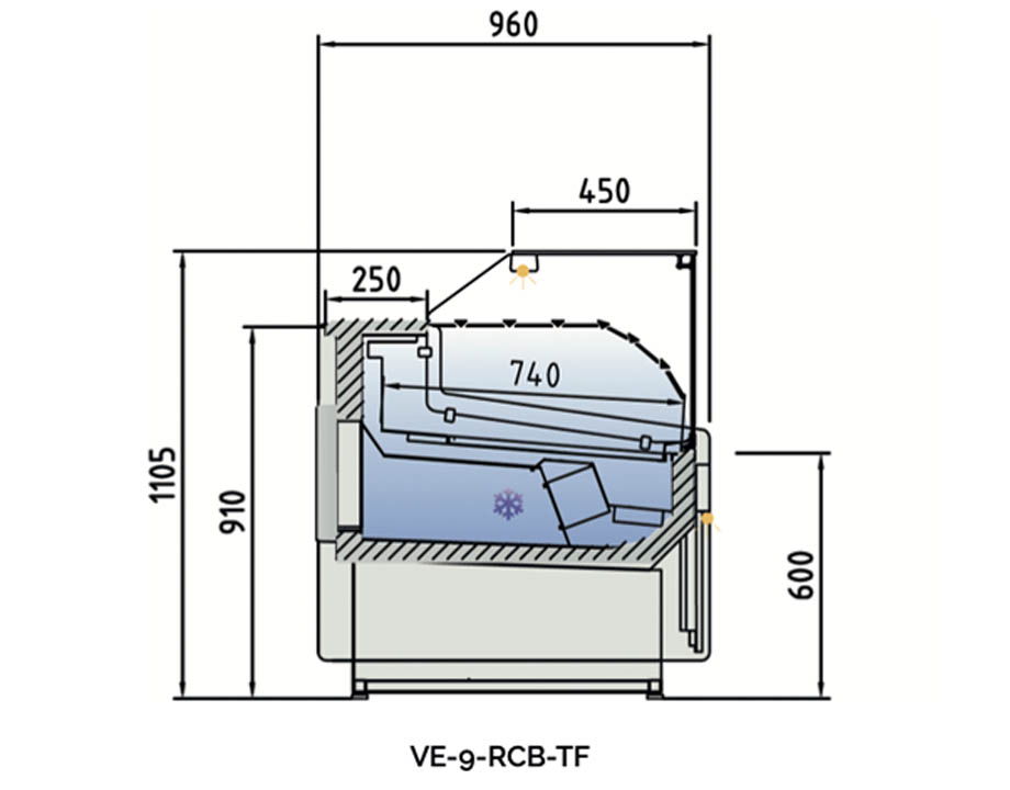 JUNIPER VE-9-RCB -TF Vitrina Juniper VE-9-RCB de Docriluc - Imagen 2