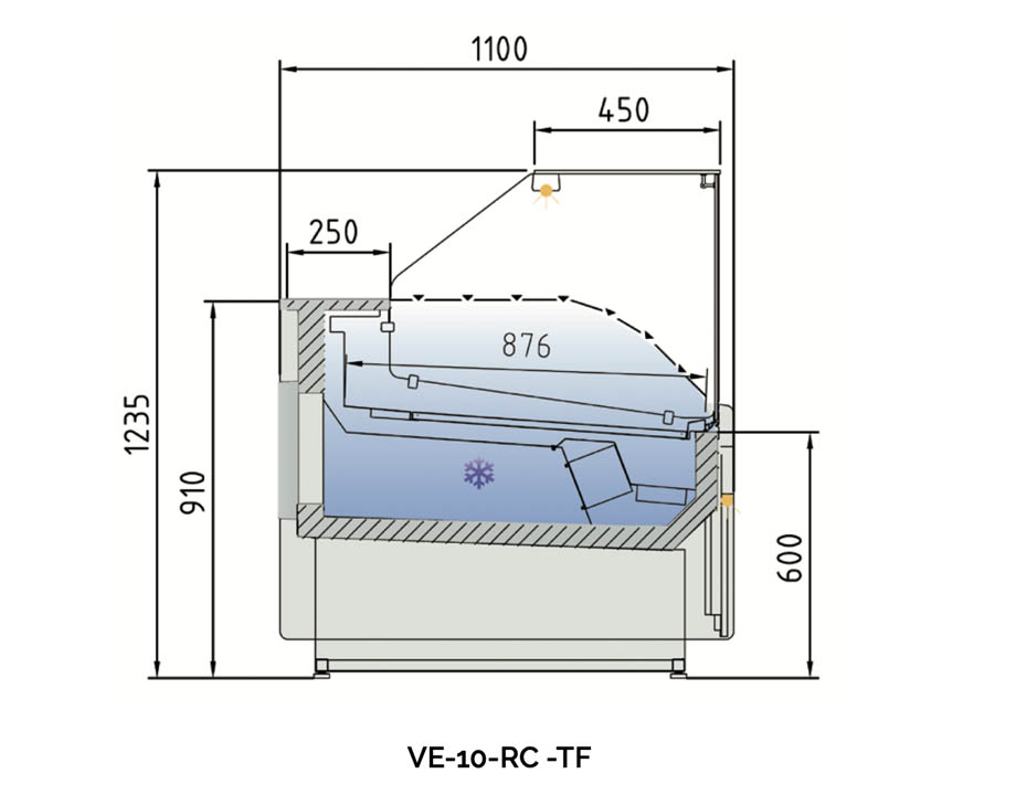 VE-10-RC-TF Vitrina Juniper VE-10-RC-TF de Docriluc - Imagen 2