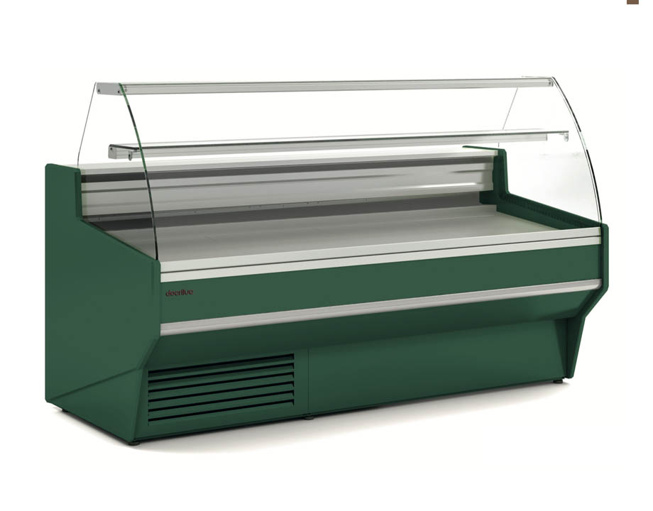 VE-9-C Vitrina Vesper Charcuteria Lacteos Verde Menta