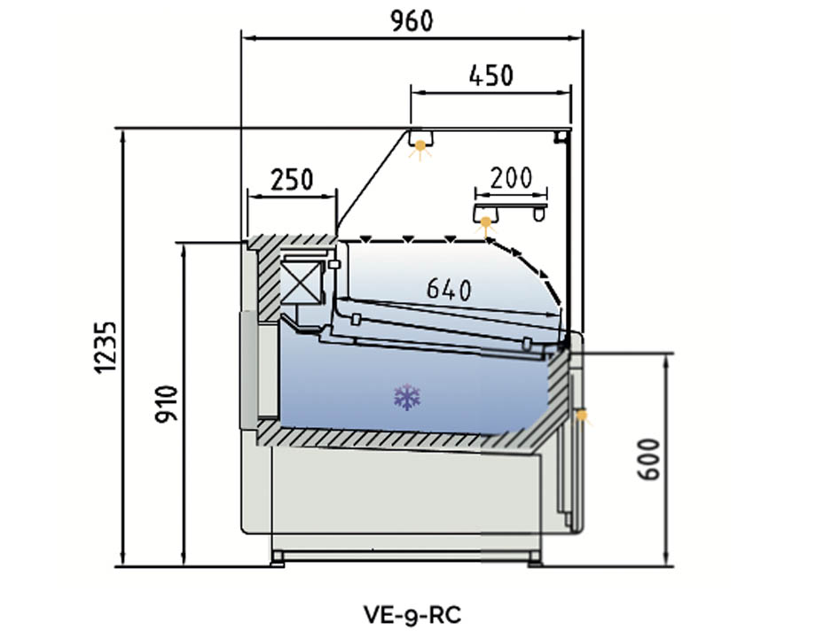 VE-9-RC Vitrina Juniper VE-9-RC de Docriluc - Imagen 2