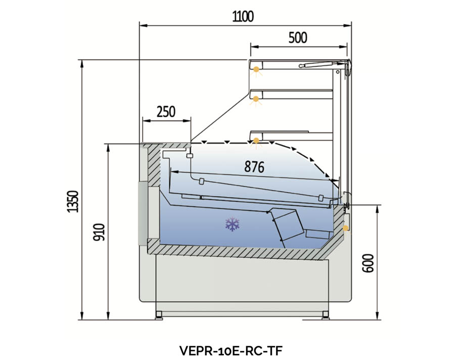 VEPR-10-RC-TF Vitrina Juniper VEPR-10-RC-TF de Docriluc - Imagen 4