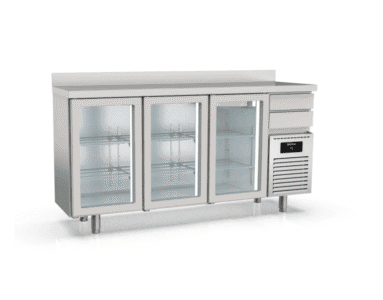 Frente Mostrador SOLARE Cristal 3 Puertas MFRV200 hostelería profesional