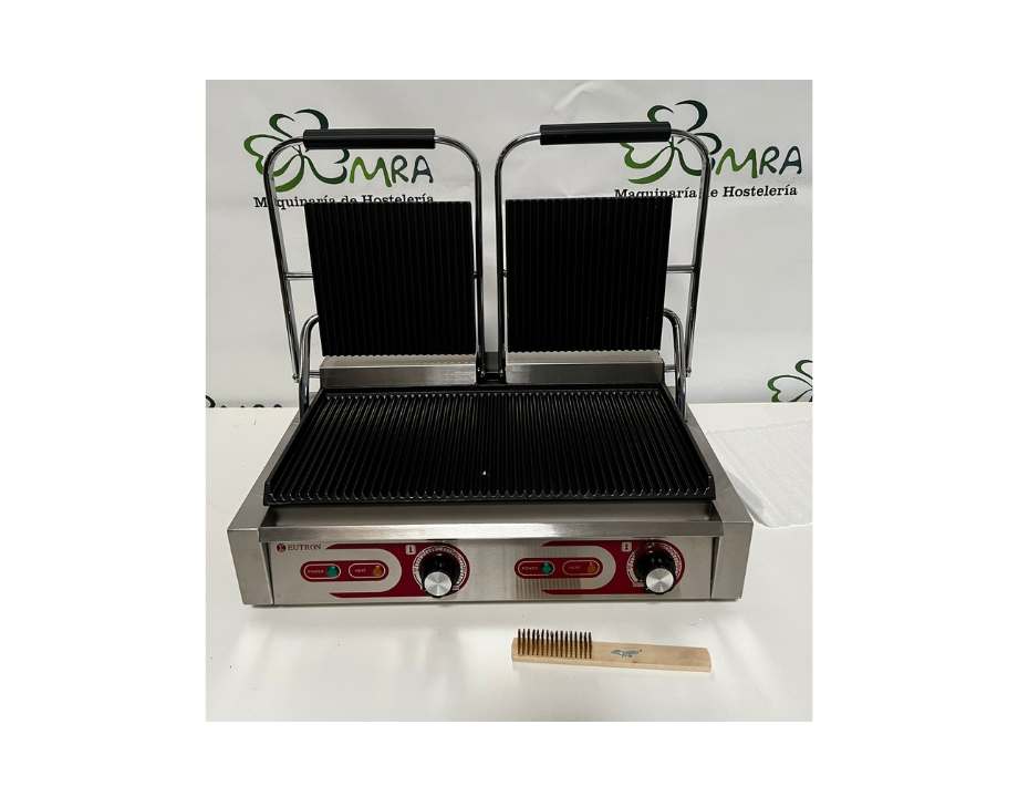 Grill Eléctrico Industrial Doble Eutron 1713 hostelería profesional