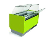 Vitrina Expositora de Helados 1622 mm 13 Bandejas Sin Cubetas INFRICO VBZ-15U hostelería profesional — vista lateral