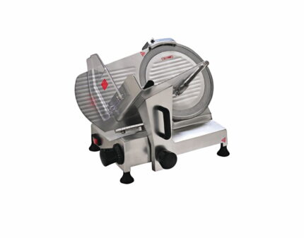 Cortadora de fiambre 250mm Eutron HBS-250 con corte desde 0,2mm para lonchas ultra finas