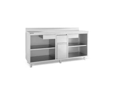 Mesa cafetera inox 1000mm INFRICO IMC100 con estanteria inferior
