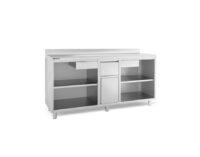 Mesa cafetera inox 1960mm INFRICO IMC200 gran formato hosteleria