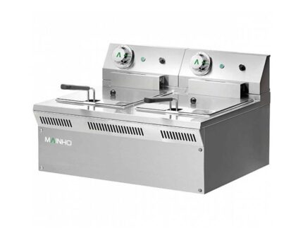 Freidora Eléctrica Doble Cuba 8+8 Litros Mainho ECO-LINE | Profesional 600mm ELF-62EM hostelería profesional