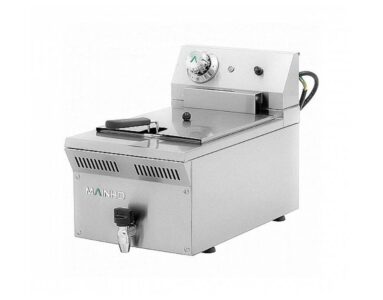 Freidora Eléctrica 8 Litros con Grifo de Vaciado Mainho ECO-LINE | 300mm ELF-31EMG hostelería profesional