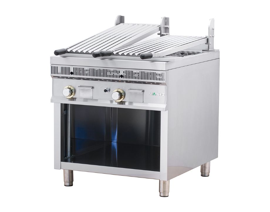 Parrilla Royal Grill Gas y Carbón Volcánico 1600mm MAINHO PSI-160 hostelería profesional