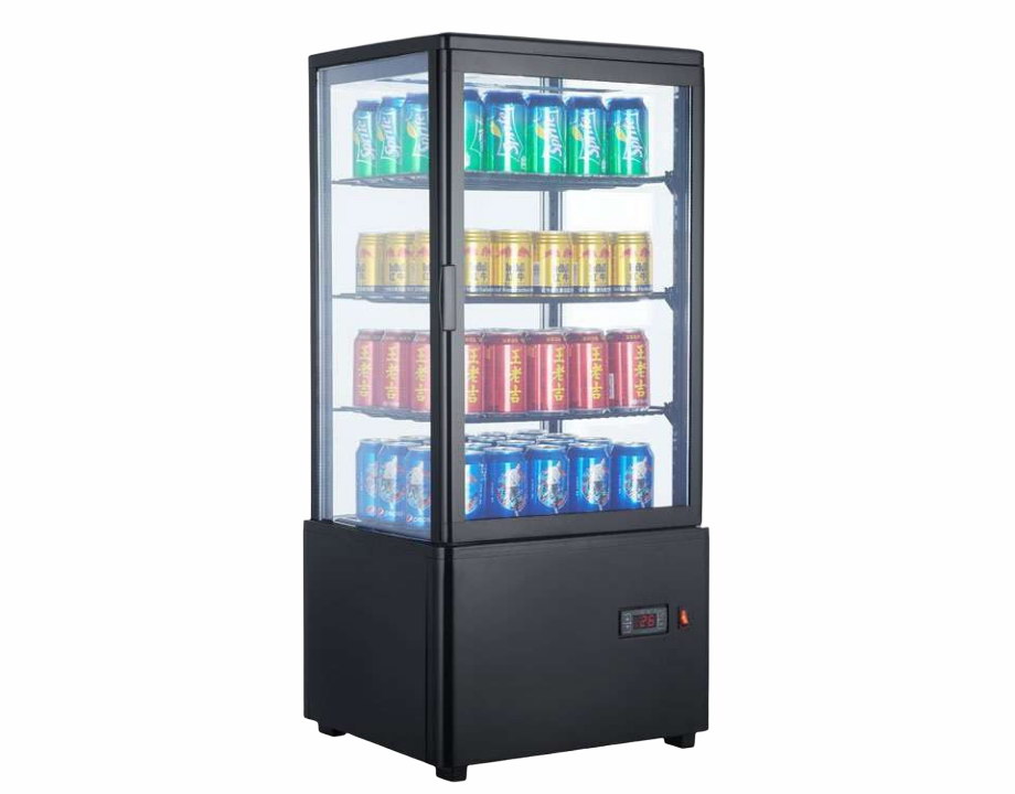 Expositor Refrigerado 4 Caras 78L Negro Clima Hosteleria XC78L-N hostelería profesional