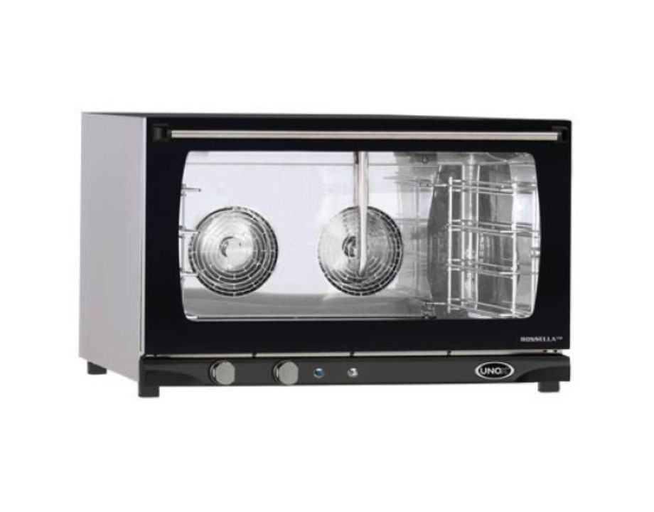 Horno de Convección Unox XFT-193 4 Bandejas 600x400 Apertura Abatible ADLER hostelería profesional