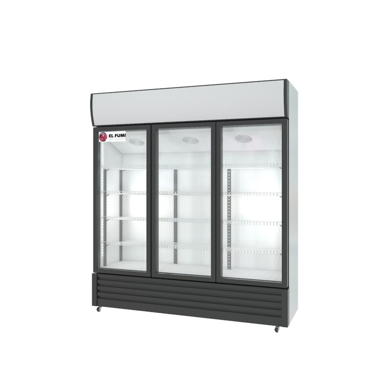 Armario Expositor Refrigerado 3 Puertas Cristal 1300L Gasfrit FA3 hostelería profesional