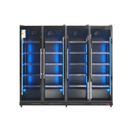 Armario Expositor Refrigerado 4 Puertas 2000L LED Multicolor Gasfrit GF400D hostelería profesional