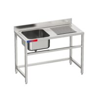 Fregadero Industrial 1 Seno Escurridor Serie Y 1200x600mm Gasfrit gfy11 hostelería profesional