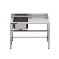 Fregadero Industrial 1 Seno Escurridor Serie Y 1200x600mm Gasfrit gfy11 hostelería profesional