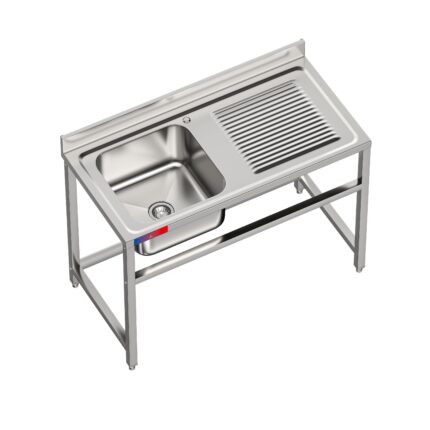 Fregadero Industrial 1 Seno Escurridor Serie Y 1200x600mm Gasfrit gfy11 hostelería profesional