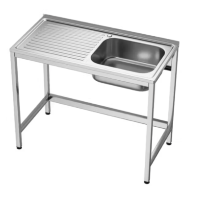 Fregadero Industrial 1 Seno Soldado 1000x500x850mm Gasfrit GF4001 hostelería profesional