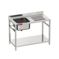 Fregadero Industrial 1 Seno 1200x600x850mm Serie Y Plus Gasfrit gfy12 hostelería profesional