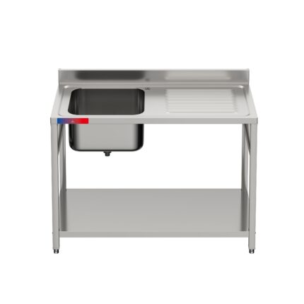 Fregadero Industrial 1 Seno 1200x600x850mm Serie Y Plus Gasfrit gfy12 hostelería profesional