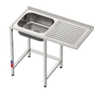 Fregadero Industrial con Hueco para Lavavajillas 1000x500mm Gasfrit gfy04 hostelería profesional