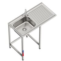 Fregadero Industrial con Hueco para Lavavajillas 1000x500mm Gasfrit gfy04 hostelería profesional