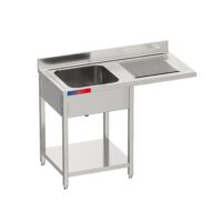 Fregadero Industrial con Hueco para Lavavajillas Bajo Encimera 1200x600mm Gasfrit gfy09 hostelería profesional