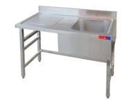 Fregadero Industrial 1 Seno Soldado 1200x600x850mm Acero Inox Gasfrit GF080