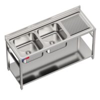 Fregadero Industrial Acero Inox 1600x600x850mm 1 Seno Gasfrit GFy13 hostelería profesional