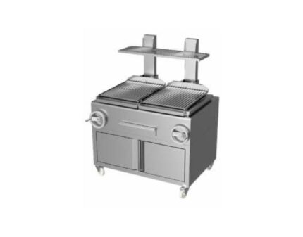 Parrilla de Carbón con Mueble 2 Cuerpos Adler GP2GC hostelería profesional