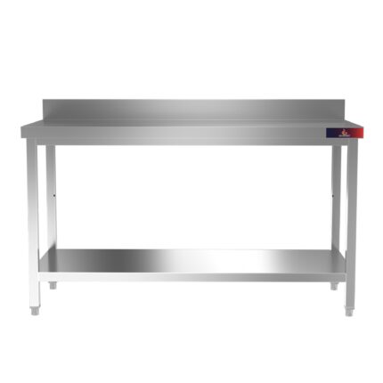 Mesa de Trabajo Mural Inox 600x600 mm con Peto Gasfrit GF84 hostelería profesional