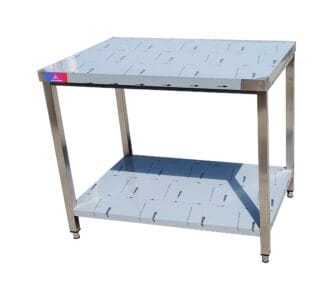 Mesa Contra Barra Inox 1200x600 mm sin Peto Gasfrit gf1130 hostelería profesional