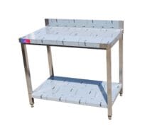 Mesa Contra Barra Inox 800x600 mm con Peto Gasfrit gf1133 hostelería profesional