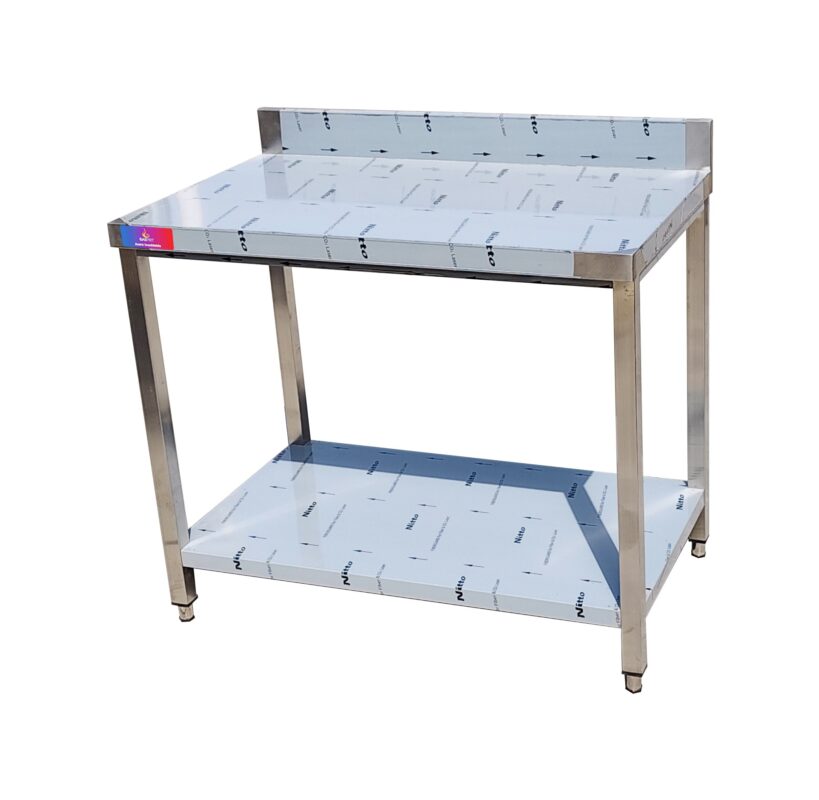 Mesa Contra Barra Inox 800x600 mm con Peto Gasfrit gf1133 hostelería profesional