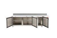 Mesa Bajo Mostrador Refrigerada 3 Puertas 2500x600x950mm con Peto Gasfrit GFH113 hostelería profesional — detalle