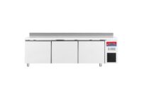 Mesa Bajo Mostrador Refrigerada 3 Puertas 2500x600x950mm con Peto Gasfrit GFH113 hostelería profesional
