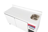 Mesa Bajo Mostrador Refrigerada con Fregadero 2 Puertas Gasfrit GFH124 hostelería profesional — detalle